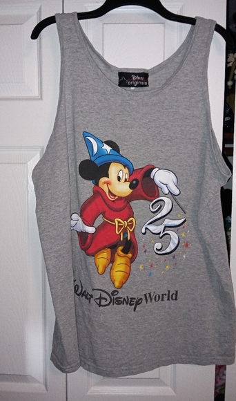 Disney Other - Vintage 90s Walt Disney World 25th Anniversary Mickey Mouse Tank Top